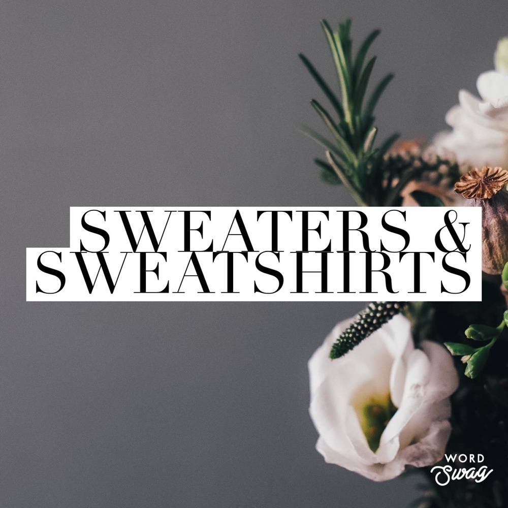 Sweaters & Sweatshirts